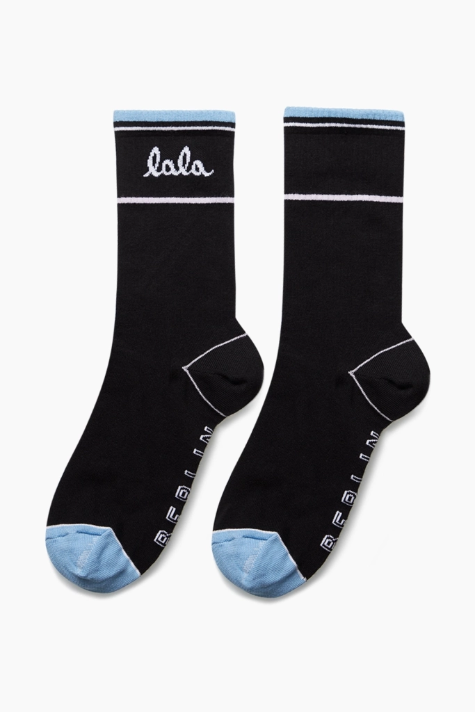 Lala Berlin Socks Allena cotton mix black