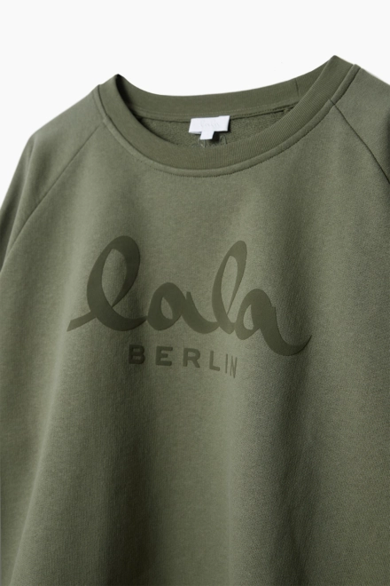 Sweatshirt Ijora cotton olive - alternative