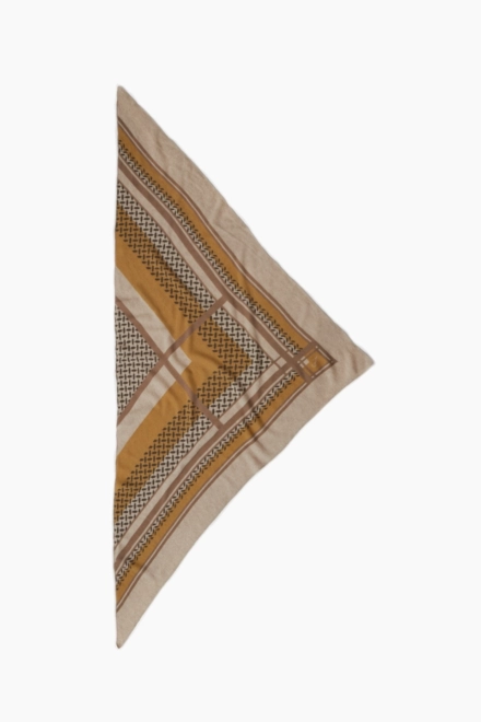 Triangle Double Heritage cashmere dune/sand
