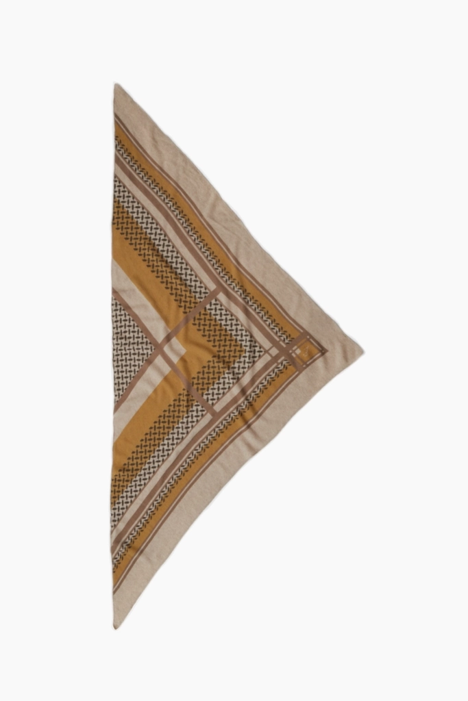 Lala Berlin Triangle Double Heritage cashmere dune/sand