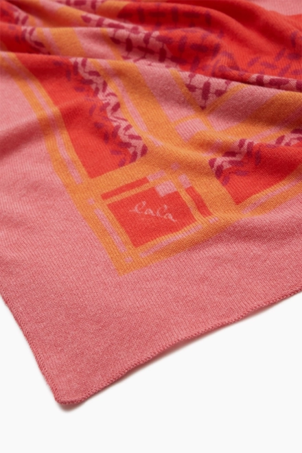 Triangle Double Heritage cashmere rosa/orange - alternative