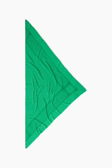 Triangle Trinity cashmere cra cra/green