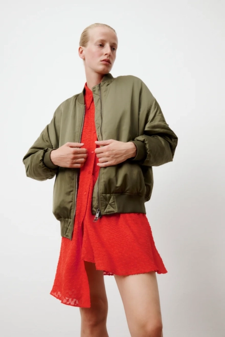 Jacket Jalou nylon olive