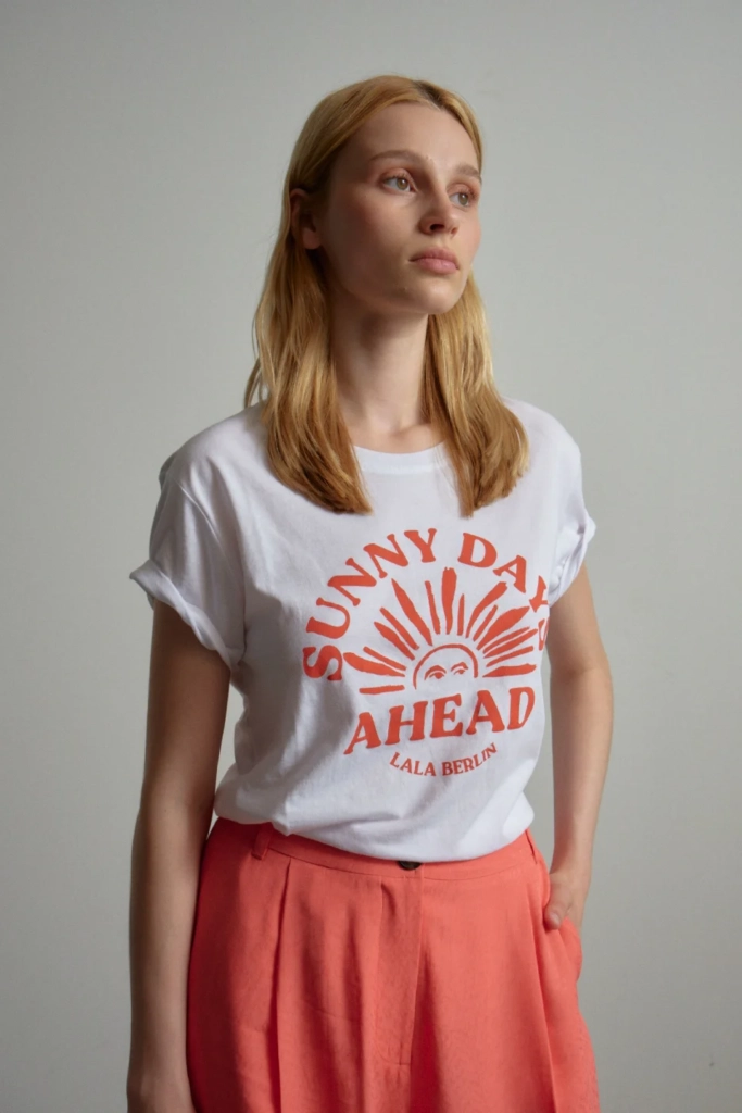 Lala Berlin T-Shirt Cara cotton sunny days