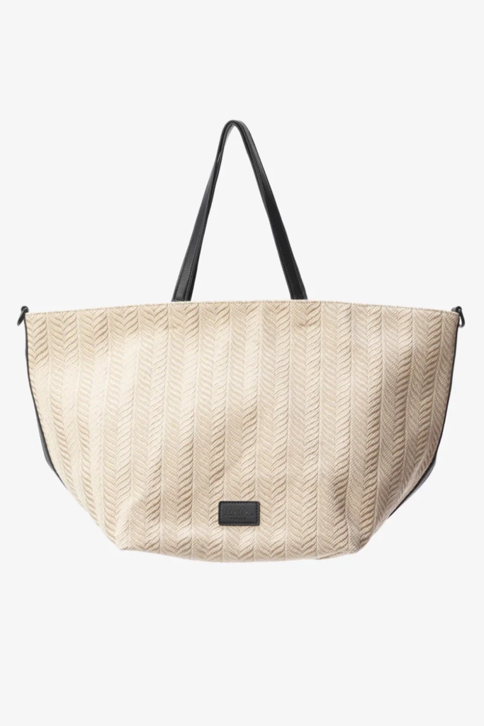 Lala Berlin Shopper Monna canvas chevron cream