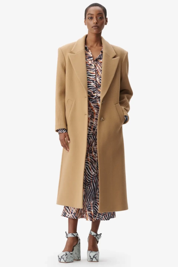 Lala Berlin Coat Orely wool mix toffee