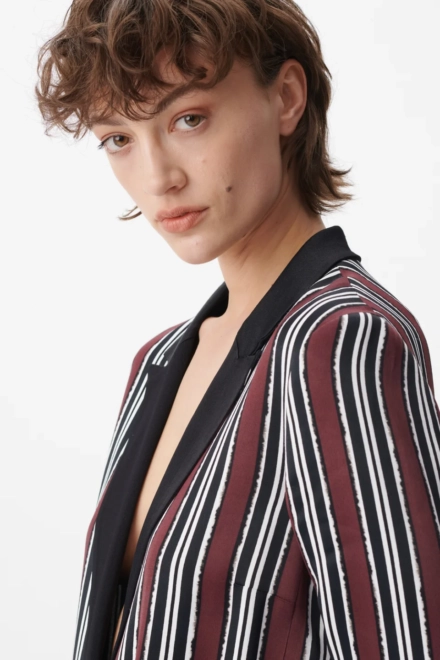 Jacket Jella viscose shibori stripe - alternative
