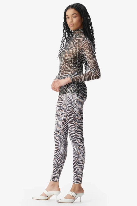 Legging Leonie polyester mix dark zebra shibori - alternative