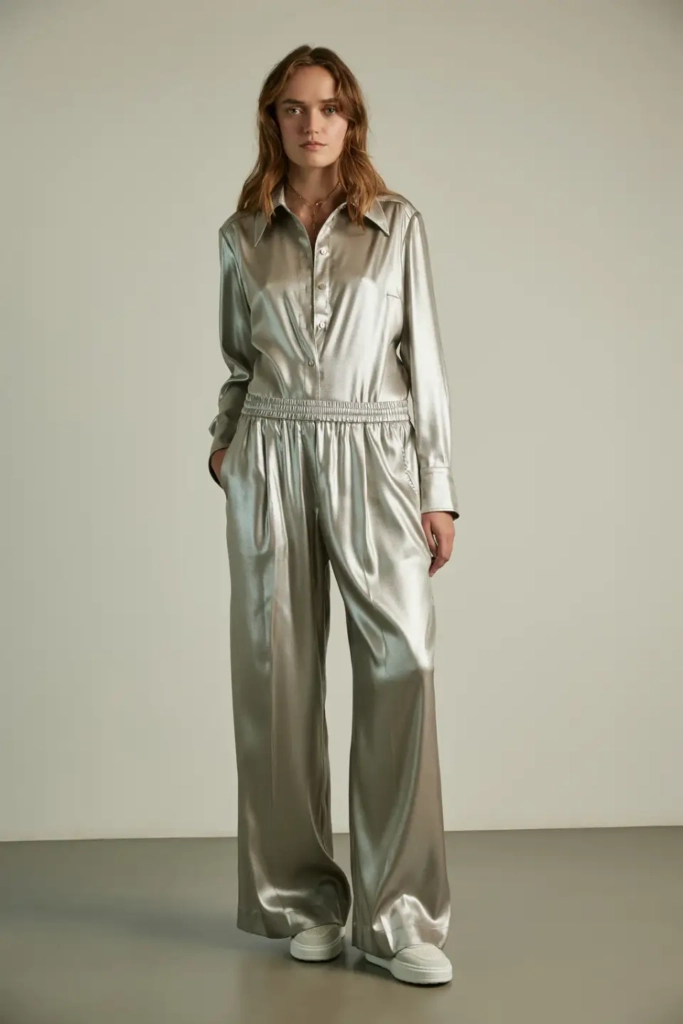 Lala Berlin Pants Perilla polyester silver