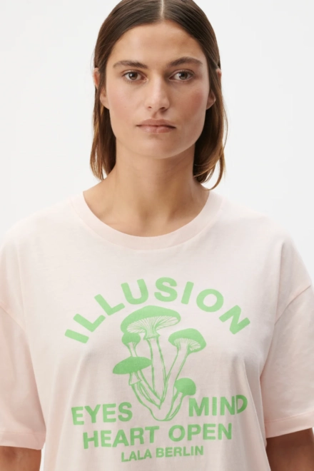 T-Shirt Celia cotton illusion sea shell - alternative