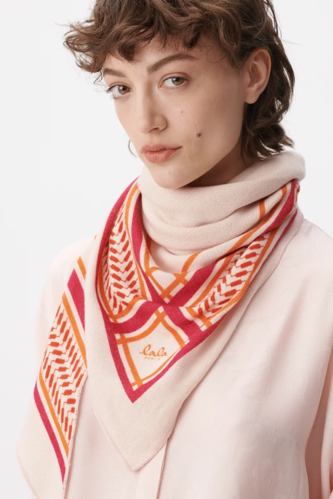 Lala Berlin Triangle Minimal Trinity cashmere rosewater